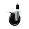 Service Caster 5'' SS Phenolic Swivel 1-1/2'' Expanding Stem Caster Total Lock Brake SCC-SSEXTTL20S514-PHS-112 - alternate 1
